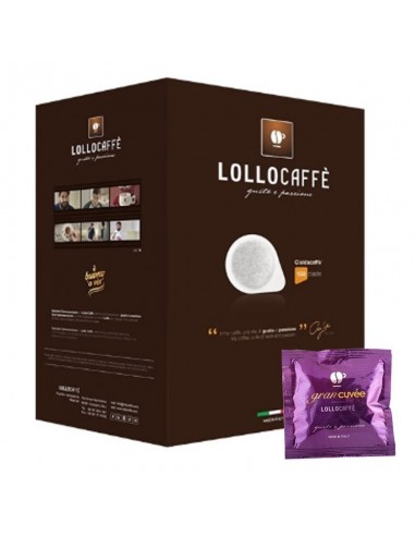Lollo Caffe Cialda Espresso Grancuvée Cartone 100 Cialde Ese 44