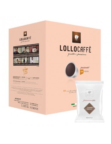 LOLLO CAFFE Passione Più CLASSICA Cartone 100 capsule Uno System