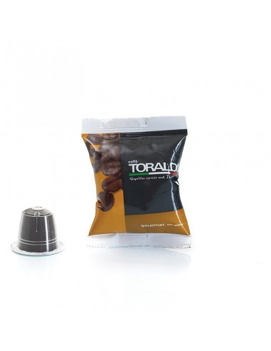 CAFFE TORALDO Nespresso GOURMET 100% Arabica Cartone 100 Capsule