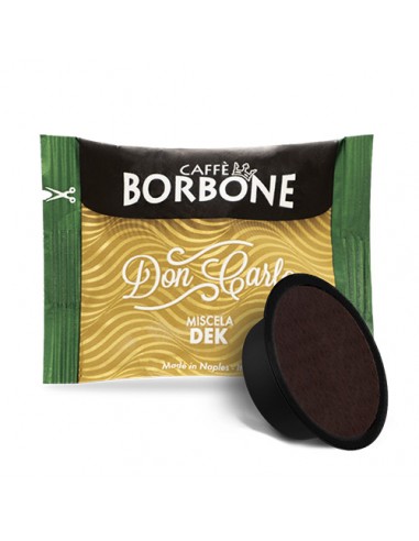 CAFFE BORBONE DON CARLO DEK Cartone 100 capsule Modo Mio