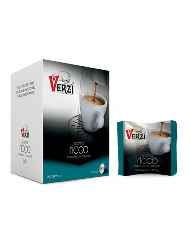 CAFFE VERZI CAFFITALY Miscela RICCO - Cartone 80 Capsule