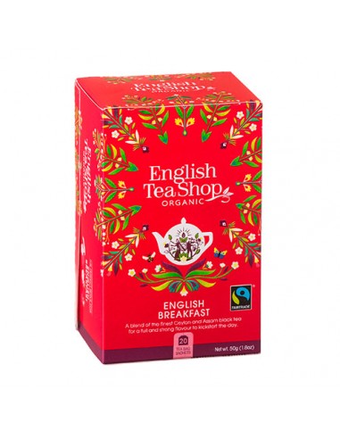ENGLISH TEA SHOP ENGLISH BREAKFAST Astuccio 20 filtri da 40 grammi