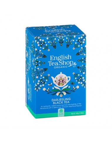 ENGLISH TEA SHOP DARJEELING BLACK TEA Astuccio 20 filtri da 40 g