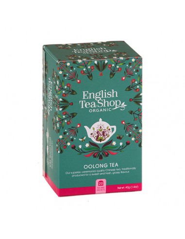 ENGLISH TEA SHOP OOLONG TEA Astuccio 20 filtri BIO da 40 g
