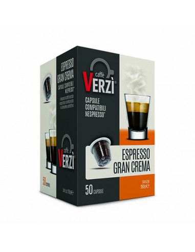 CAFFE VERZI Nespresso MISCELA GRAN CREMA - Cartone 50 Capsule