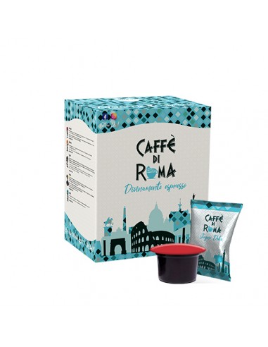 CAFFE DI ROMA BLUE SOGNO DECAFFEINATO - CARTONE 35 Capsule compatibili LAVAZZA BLUE
