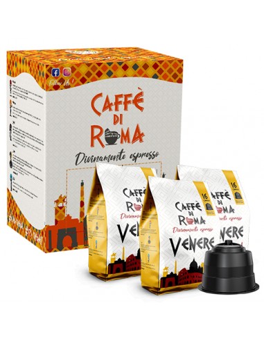 CAFFE DI ROMA DOLCE GUSTO VENERE Cartone 48 Pz. 3 Sacchetti da 16 capsule