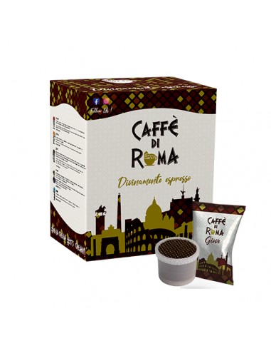 CAFFE DI ROMA UNO SYSTEM GIOVE - CARTONE 50 Capsule compatibili UNO SYSTEM