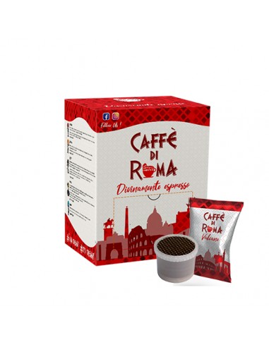 CAFFE DI ROMA UNO SYSTEM VULCANO - CARTONE 50 Capsule compatibili UNO SYSTEM