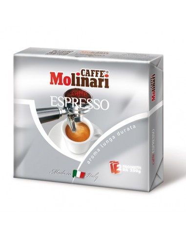 CAFFE MOLINARI MACINATO CAFFE ESPRESSO ARGENTO 500 Grammi - BIPACK 2 da 250g