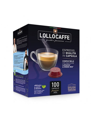 LOLLO CAFFE MODO MIO DECAFFEINATO - Cartone 100 capsule