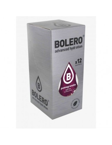 BOLERO DRINK POMEGRANATE - BOX 12 Bustine da 9 Grammi al Melograno