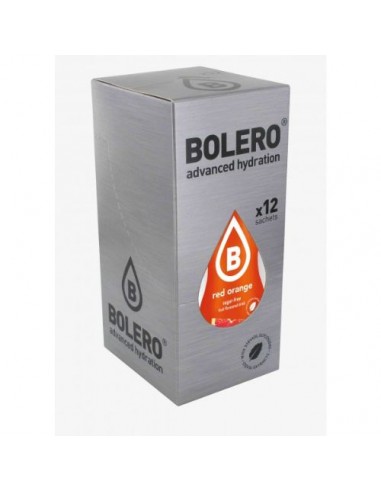 BOLERO DRINK RED ORANGE - BOX 12 Bustine da 9 Grammi all'Arancia Rossa
