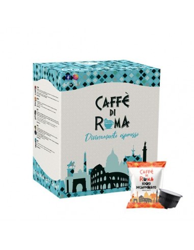 CAFFE DI ROMA DOLCE GUSTO SOGNO DECAFFEINATO - Cartone 30 Capsule confezionate singolarmente compatibili Nescafè Dolce Gusto