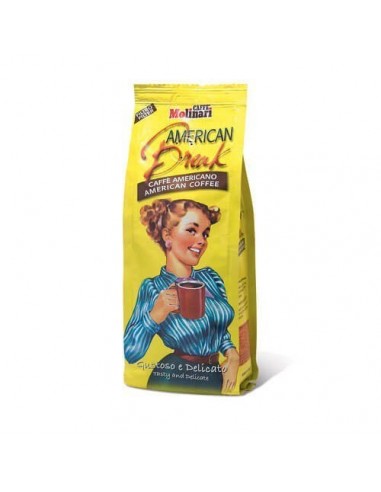 Molinari Macinato American Break Caffè Sacchetto da 250 Grammi