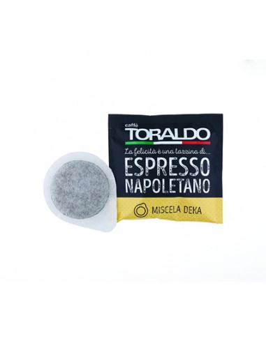 CAFFE TORALDO Cialda Miscela Deka Cartone 150 Cialde diametro 44