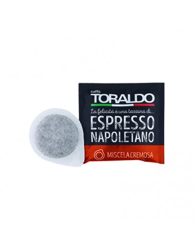 CAFFE TORALDO Cialda CREMOSA Cartone 150 Cialde diametro 44
