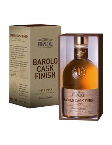 LUIGI FRANCOLI Grappa Cask finish Barolo Bottiglia 500 ml