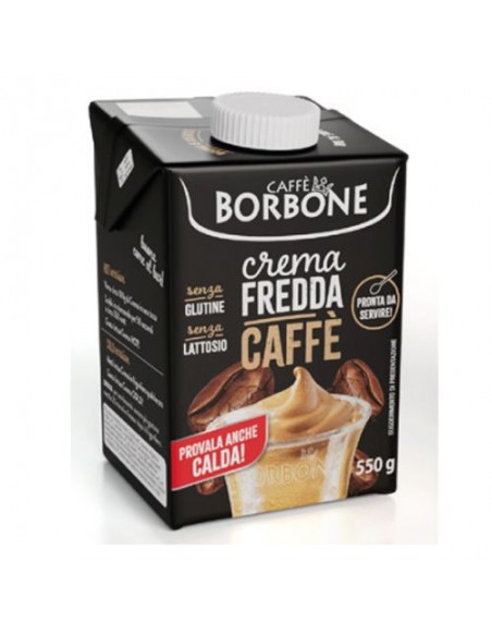 BORBONE CREMA CAFFE PRONTA DA SERVIRE BRICK 500 g Senza Glutine e Lattosio