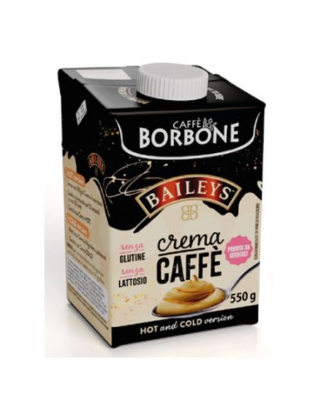 BORBONE CREMA CAFFE BAYLES PRONTA DA SERVIRE ANCHE CALDA BRICK 500 g Senza Glutine e Lattosio
