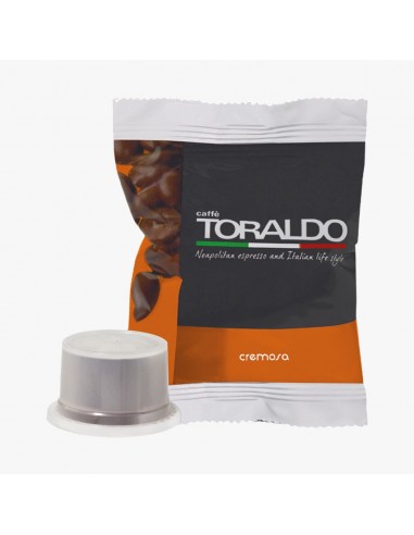 CAFFE TORALDO UNO SYSTEM CREMOSA - Cartone 100 Capsule