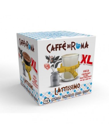 CAFFE DI ROMA DOLCE GUSTO LATTISSIMO XL - Astuccio da 16 capsule