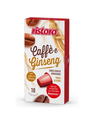 RISTORA NESPRESSO CAFFE AL GINSENG - Master 60 capsule 6 Astucci da 10