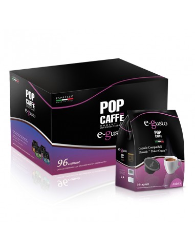 POP CAFFE EGUSTO ARABICO - Cartone 96...
