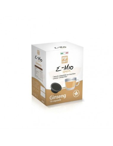 POP CAFFE E-MIO MODO MIO GINSENG solubile - Astuccio 16 Capsule